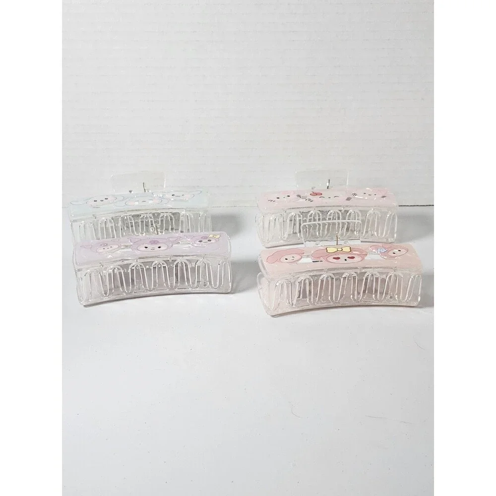 Lot Of 4 Claw Hair Clips
